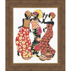 Набор для вышивки Золотое Руно АИ-011 "Африканки"