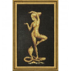 Набор для вышивки Золотое Руно БС-005 "Девушка с коброй"