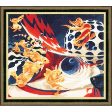 Набор для вышивки Золотое Руно Ф-030 "Золотые рыбки"