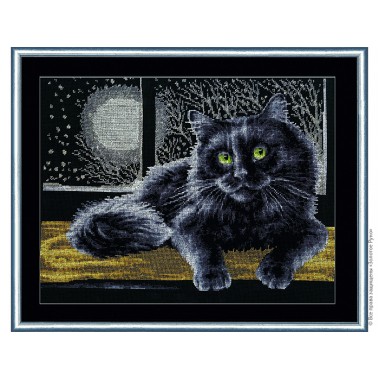 Набор для вышивки Золотое Руно К-009 "Черный кот"
