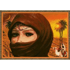 Набор для вышивки крестом Золотое Руно КВ-005 "Египтянка"