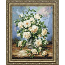 Набір для вишивання Золоте руно ЛЦ-043 "Букет білих троянд"