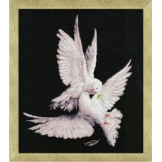 Набор для вышивки крестом Золотое Руно З-018 "Моя голубка"