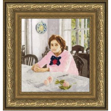Набор для вышивки Золотое Руно МК-039 "Девочка с персиками"