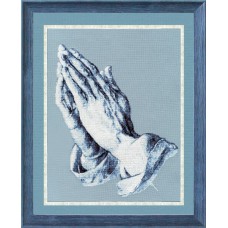 Набор для вышивания крестом Золотое руно МК-060 Руки молящегося