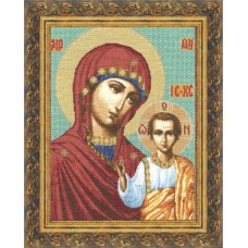Набор для вышивки крестом Золотое Руно ПИ-001 "Казанская икона Божьей Матери"