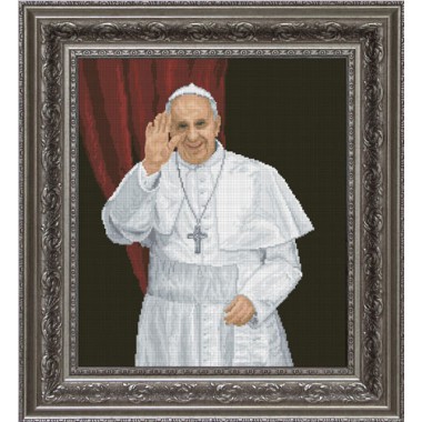 Набор для вышивания крестиком Краса і Творчість 10413 "Папа Римский"
