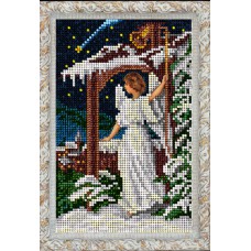 Набор для вышивания бисером Краса і Творчість 80915 "Рождественский ангел"
