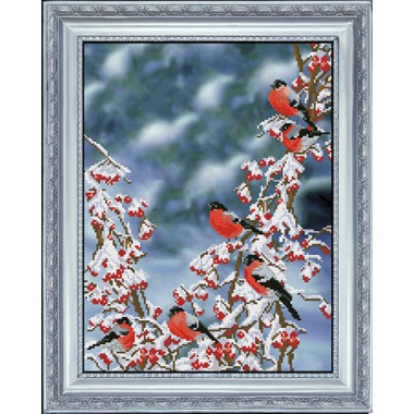 Набор для вышивания крестиком Краса і Творчість 91015 "Вестники зимы"