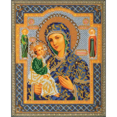 Набор для вышивки бисером Кроше В-164 "Богородица Иерусалимская"