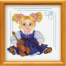 Набор для вышивки Риолис 802 "Кукла со скрипкой"