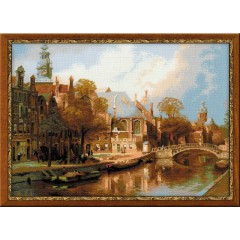 Набор для вышивки Риолис 1189 "Амстердам. Старая церковь и Церковь св. Николая Чудотворца"