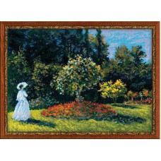 Набір для вишивки Риолис 1225 "Дама в саду" за мотивами картини К. Моне"