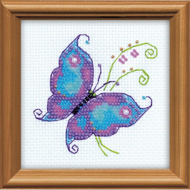 Набор для вышивки Риолис 1264 "Чудесная бабочка"