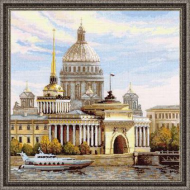Набор для вышивания Риолис 1283 "Санкт-Петербург. Адмиралтейская набережная"