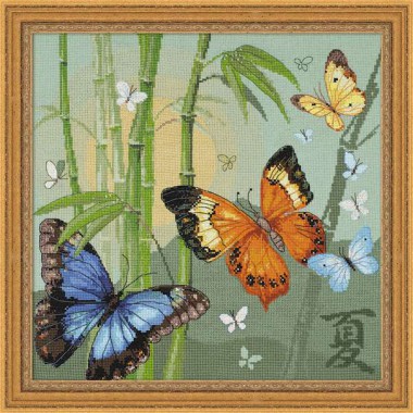 Набор для вышивки Риолис 1336 "Бабочки"