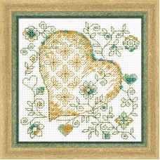 Набор для вышивки Риолис 1353 "Золотое сердце"