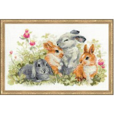 Набор для вышивания Риолис 1416 "Забавные крольчата"