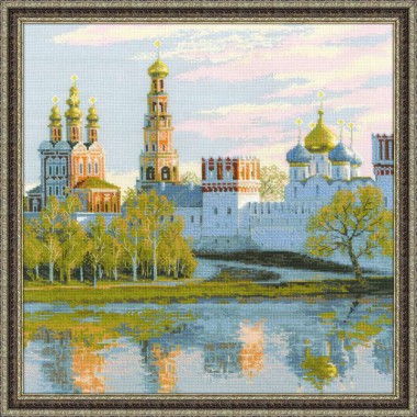 Набор для вышивки Риолис 1430 Москва. Новодевичий монастырь