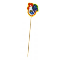 Набір для вишивки Риолис 1582АС Прикраса для квітів "Півник на паличці"