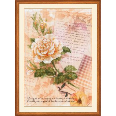 Набор для вышивания Риолис РТ-0035 "Письма о любви. Роза"