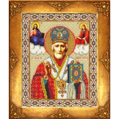 Набір для вишивання бісером Російська майстриня 314 "Святий Микола Чудотворець"