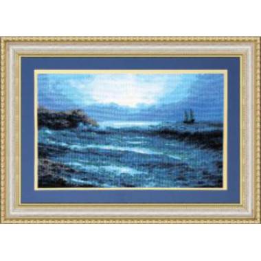 Набор для вышивки крестом Чарівна Мить 380 "Синее море"
