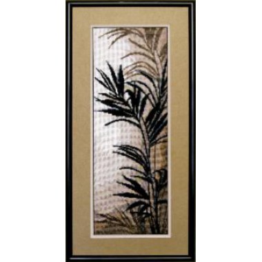 Набор для вышивки крестом Чарівна Мить 438 "Триптих Пальмовые листья"