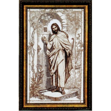Набор для вышивки крестом Чарівна Мить 354 "Иисус стучится в твою дверь"
