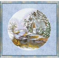 Набор для вышивки крестом Чарівна Мить 370 "Зимний пейзаж"