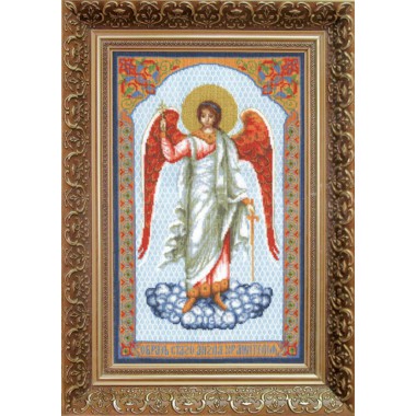Набор для вышивки крестом Чарівна Мить 482 "Икона Ангел Хранитель"