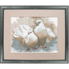 Набор для вышивки крестом Чарівна Мить 503 "Любовь и голуби"