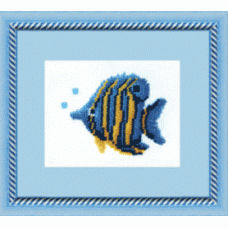 Набор для вышивки бисером Чарівна Мить Б-009 "Рыбка синяя"
