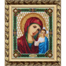 Набір для вишивки бісером Чарівна Мить Б-1002 "Ікона Божої Матері Казанська"