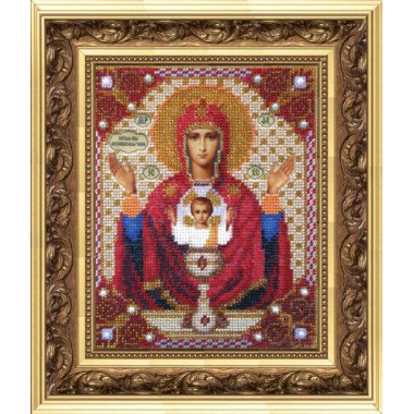 Набір для вишивки бісером Чарівна Мить Б-1009 "Ікона Божої Матері "Невипивана чаша"