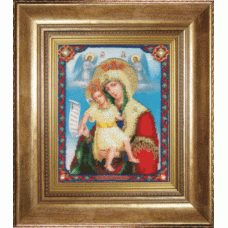 Набор для вышивки бисером Чарівна Мить Б-1068 "Икона Божьей Матери Достойно Есть"