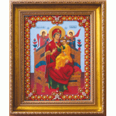 Набор для вышивки бисером Чарівна Мить Б-1107 "Икона Божьей Матери Всецарица"