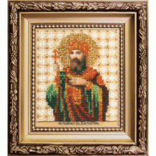 Набор для вышивки бисером Чарівна Мить Б-1130 "Икона святого равноапостольного царя Константина"