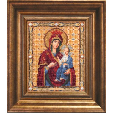 Набор для вышивки бисером Чарівна Мить Б-1150 "Икона Божьей Матери Иверская"