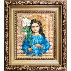 Набор для вышивки бисером Чарівна Мить Б-1175 "Икона Божьей Матери Трилетствующая"