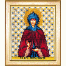 Набор для вышивки бисером Чарівна Мить Б-1187 "Икона святой преподобной Апполинарии"