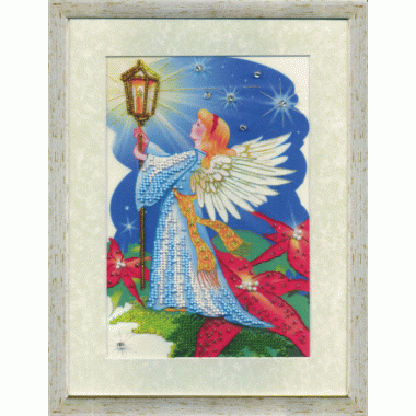 Набор для вышивки бисером Чарівна Мить Б-623 "Ангел с фонарем"