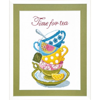 Набор для вышивки крестом Чарівна Мить ВТ-005 "Time for tea"