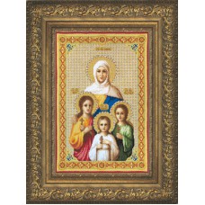 Набір для вишивки хрестиком Чарівна Мить А-139 "Віра, Надія, Любов та їх мати Софія"