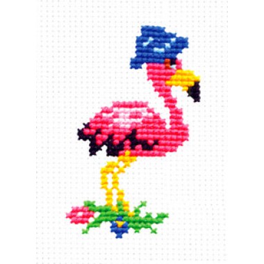 Набор для вышивки Чудесная игла 10-18 "Фламинго"