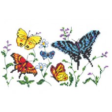 Набор для вышивки Чудесная игла 42-02 "Танец бабочек"