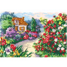 Набор для вышивки крестом Чудесная игла 52-03 "Цветущий сад"