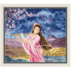 Набор для вышивки Золотое Руно МГ-023 Девушка с флейтой