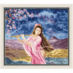Набор для вышивки Золотое Руно МГ-023 Девушка с флейтой