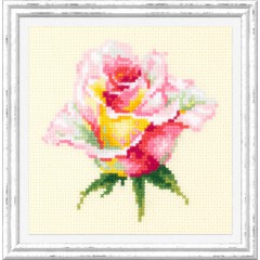 Набір для вишивки хрестом Чудесная игла 150-004 Ніжна троянда